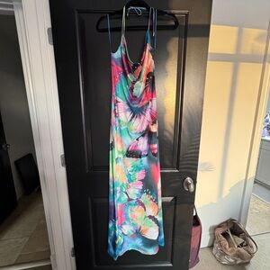 AFRM Abstract Butterfly Print Maxi Dress. Never been used. NWT.